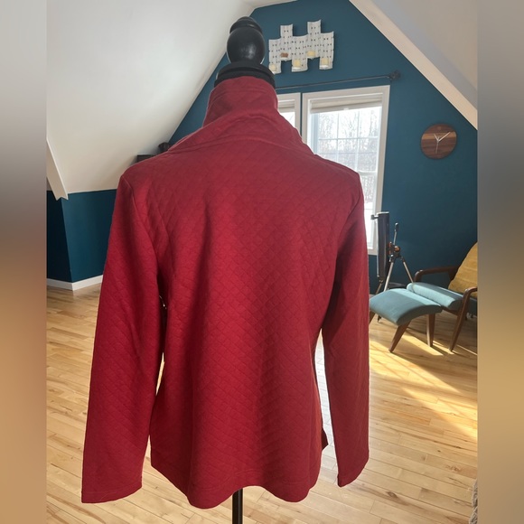 NWT women’s Rio Red Coldwater Creek sweatshirt Size Petite Small - Picture 4 of 8